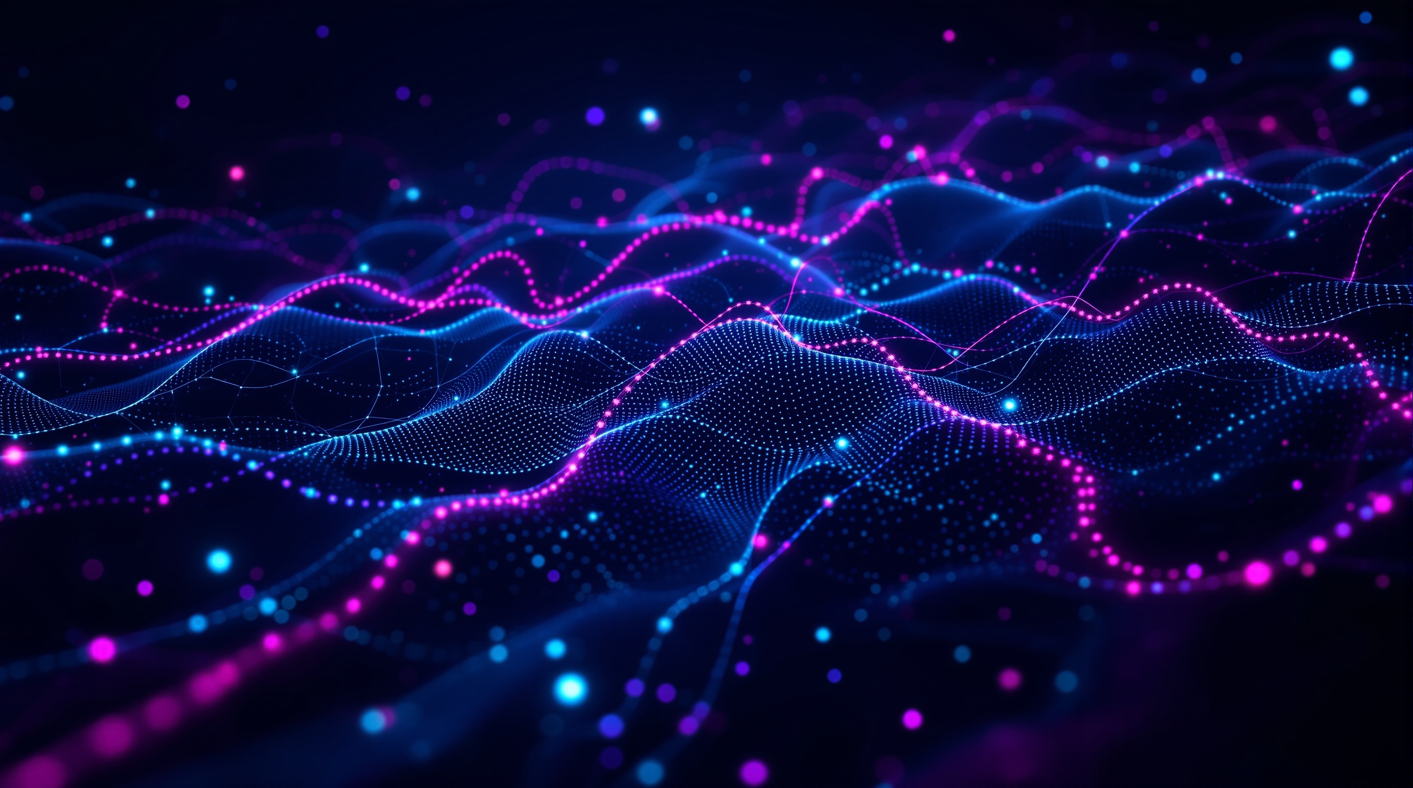 Bright Mind AI AI infrastructure represented by an interconnected neural network